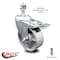 Service Caster 4 Inch Semi Steel Swivel 1/2 Inch Stem Caster with Total Lock Brake SCC-TSTTL20S414-SSS-121315 - alternate 5